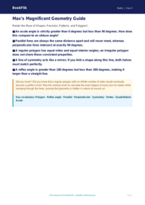 Free Geometry Poster | Year 5 Greater Depth | BookFlik