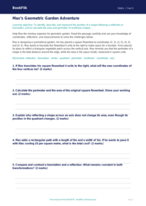 Free Geometry Track Sheet | Year 5 Greater Depth | BookFlik