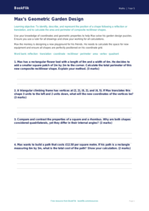Free Geometry Worksheet | Year 5 Greater Depth | BookFlik