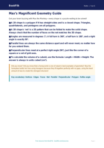 Free Geometry Poster | Year 6 Core | BookFlik