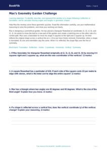 Free Geometry Track Sheet | Year 6 Core | BookFlik