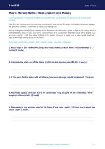Free Measurement Track Sheet | Year 3 Core | BookFlik