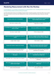 Free Measurement Flashcards | Year 5 Greater Depth | BookFlik