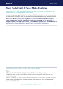 Free Money Drawing Sheet | Year 6 Core | BookFlik