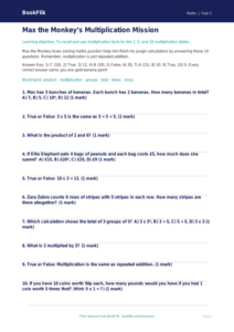 Free Multiplication Quiz | Year 2 Core | BookFlik