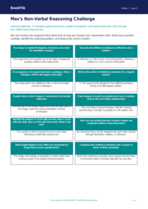 Free Non Verbal Reasoning Flashcards | Year 5 Greater Depth | BookFlik