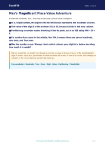 Free Place Value Poster | Year 3 Core | BookFlik