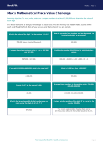 Free Place Value Flashcards | Year 5 Greater Depth | BookFlik