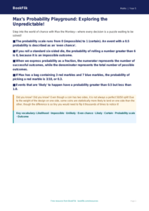 Free Probability Poster | Year 5 Greater Depth | BookFlik