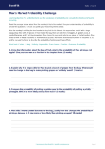 Free Probability Track Sheet | Year 5 Greater Depth | BookFlik
