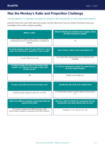 Free Ratio And Proportion Flashcards | Year 6 Core | BookFlik