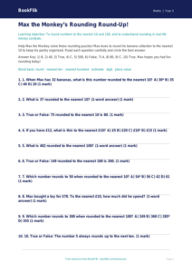 Free Rounding Quiz | Year 3 Core | BookFlik