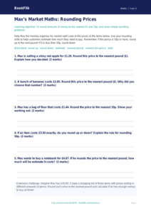 Free Rounding Template | Year 3 Core | BookFlik