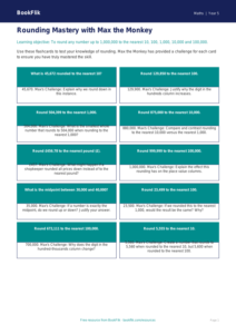 Free Rounding Flashcards | Year 5 Greater Depth | BookFlik