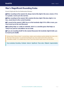 Free Rounding Poster | Year 5 Greater Depth | BookFlik