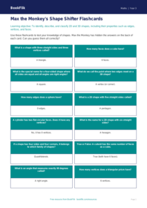 Free Shape Flashcards | Year 3 Core | BookFlik