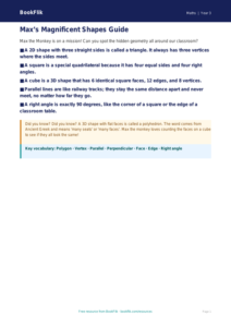 Free Shape Poster | Year 3 Core | BookFlik