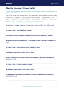 Free Shape Quiz | Year 3 Core | BookFlik