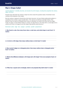 Free Shape Track Sheet | Year 3 Core | BookFlik