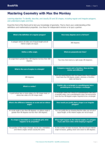 Free Shape Flashcards | Year 5 Greater Depth | BookFlik
