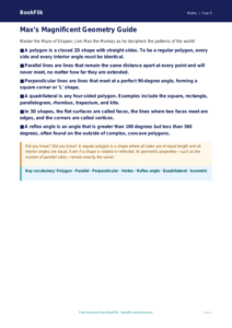 Free Shape Poster | Year 5 Greater Depth | BookFlik