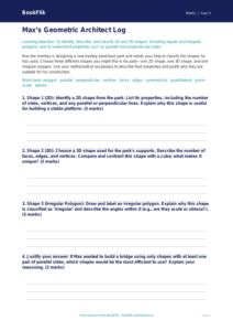 Free Shape Template | Year 5 Greater Depth | BookFlik