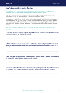 Free Shape Track Sheet | Year 5 Greater Depth | BookFlik