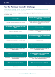 Free Shape Flashcards | Year 6 Core | BookFlik