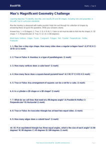 Free Shape Quiz | Year 6 Core | BookFlik