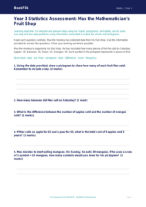 Free Statistics Assessment | Year 3 Core | BookFlik