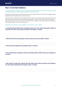 Free Statistics Track Sheet | Year 3 Core | BookFlik