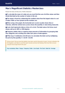 Free Statistics Poster | Year 6 Core | BookFlik