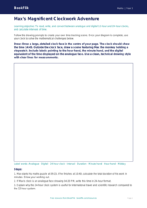 Free Time Drawing Sheet | Year 5 Greater Depth | BookFlik