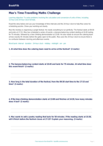 Free Time Track Sheet | Year 6 Core | BookFlik