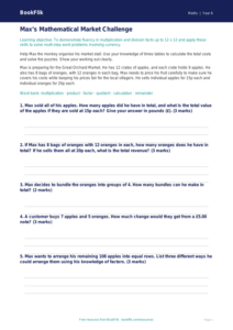 Free Times Tables Track Sheet | Year 6 Core | BookFlik