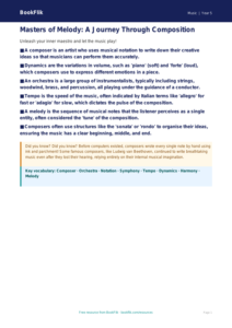 Free Composers Poster | Year 5 Greater Depth | BookFlik