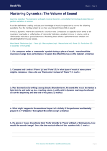 Free Dynamics Worksheet | Year 5 Greater Depth | BookFlik