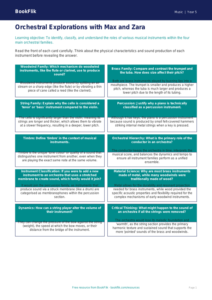 Free Instruments Flashcards | Year 5 Greater Depth | BookFlik