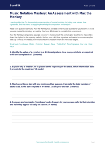 Free Notation Assessment | Year 5 Greater Depth | BookFlik