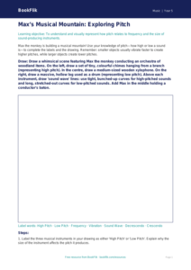 Free Pitch Drawing Sheet | Year 5 Greater Depth | BookFlik