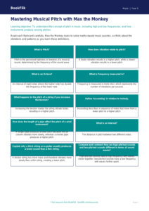 Free Pitch Flashcards | Year 5 Greater Depth | BookFlik