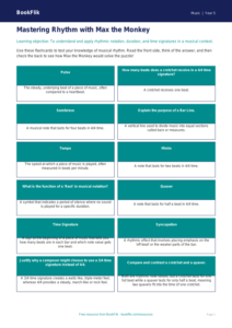 Free Rhythm Flashcards | Year 5 Greater Depth | BookFlik