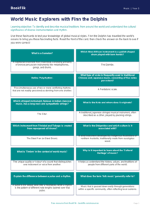 Free World Music Flashcards | Year 5 Greater Depth | BookFlik