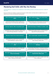 Free Ball Skills Flashcards | Year 5 Greater Depth | BookFlik