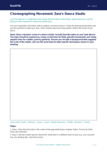 Free Dance Drawing Sheet | Year 5 Greater Depth | BookFlik