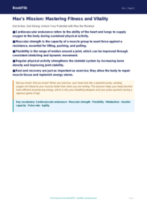 Free Fitness Poster | Year 5 Greater Depth | BookFlik