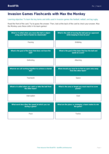 Free Invasion Games Flashcards | Year 4 Supported | BookFlik