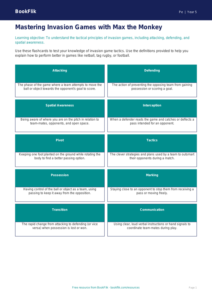 Free Invasion Games Flashcards | Year 5 Greater Depth | BookFlik