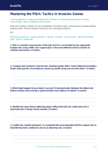 Free Invasion Games Worksheet | Year 5 Greater Depth | BookFlik