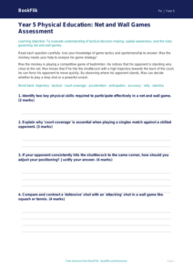 Free Net And Wall Games Assessment | Year 5 Greater Depth | BookFlik